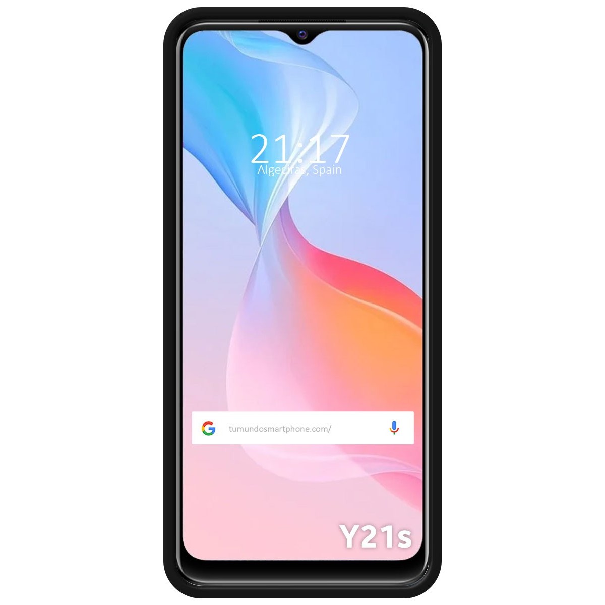 Funda Silicona Líquida Ultra Suave para Vivo Y21 / Y21s / Y33s Color Negra
