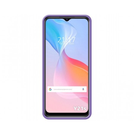 Funda Silicona Líquida Ultra Suave para Vivo Y21 / Y21s / Y33s Color Morada