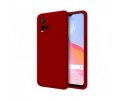 Funda Silicona Líquida Ultra Suave para Vivo Y21 / Y21s / Y33s Color Roja