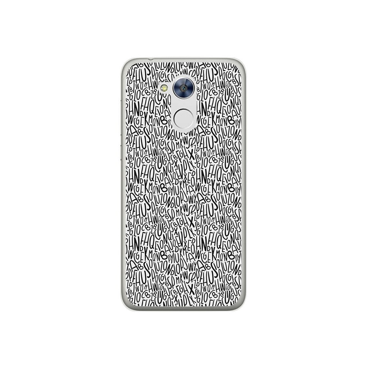 Funda Gel Tpu para Huawei Honor 6A Diseño Letras Dibujos