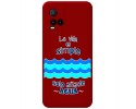 Funda Silicona Líquida Roja para Vivo Y21 / Y21s / Y33s diseño Agua Dibujos