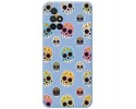 Funda Silicona Líquida Azul para Xiaomi Redmi 10 (2021/2022) diseño Catrina Dibujos