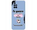 Funda Silicona Líquida Azul para Xiaomi Redmi 10 (2021/2022) diseño Vaca Dibujos