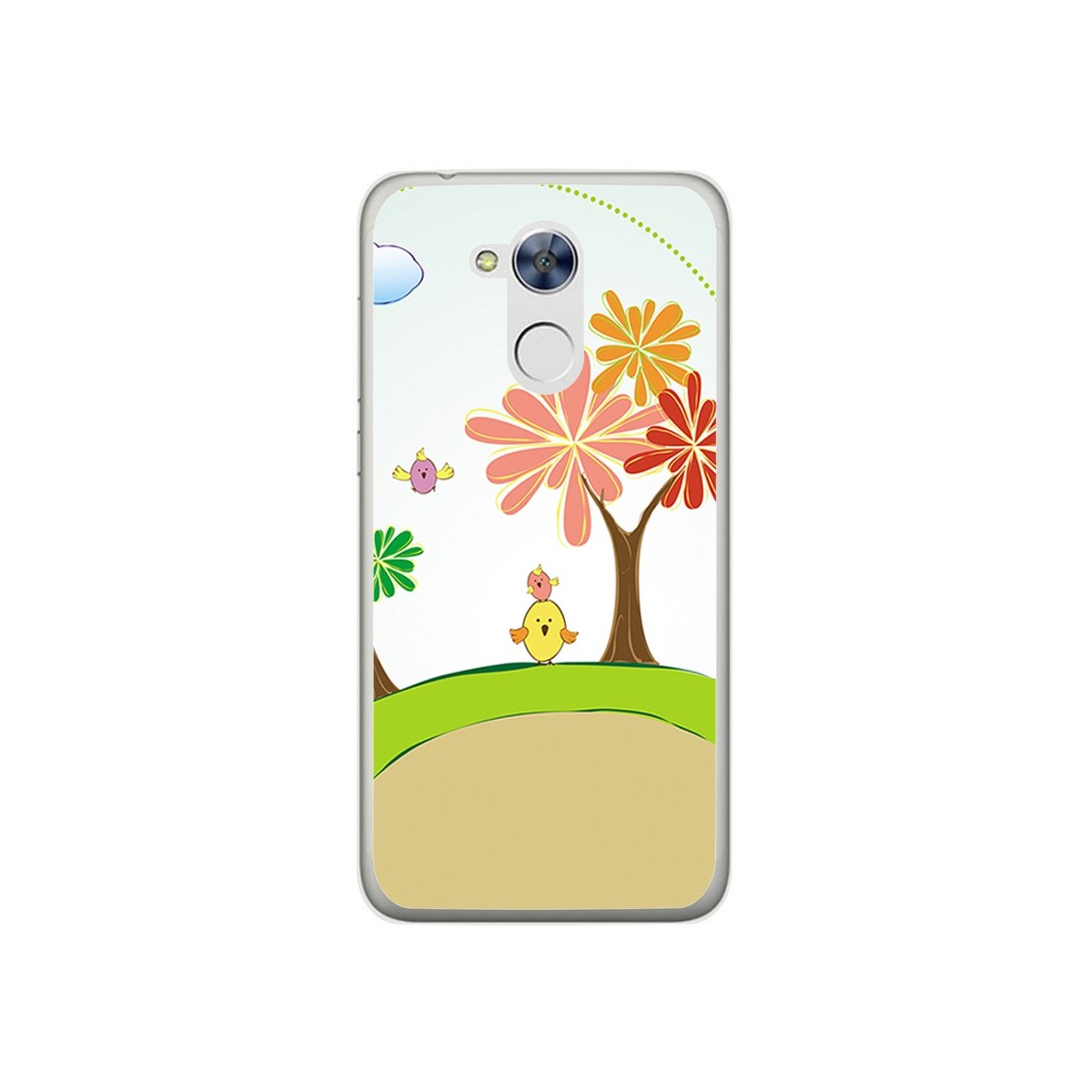 Funda Gel Tpu para Huawei Honor 6A Diseño Primavera Dibujos
