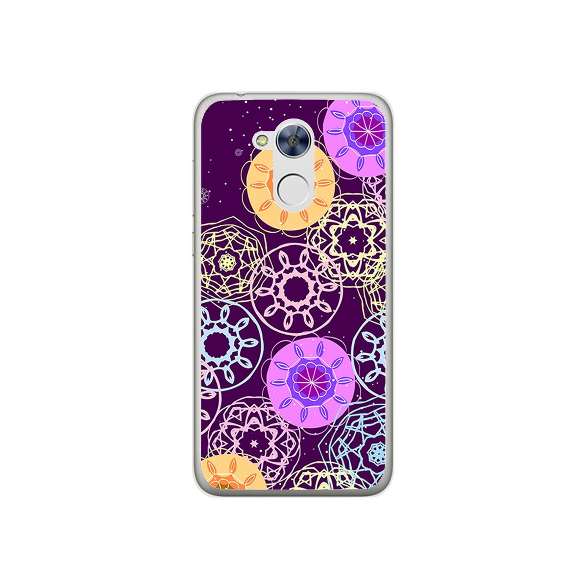 Funda Gel Tpu para Huawei Honor 6A Diseño Radial Dibujos