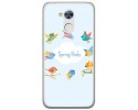 Funda Gel Tpu para Huawei Honor 6A Diseño Spring Birds Dibujos