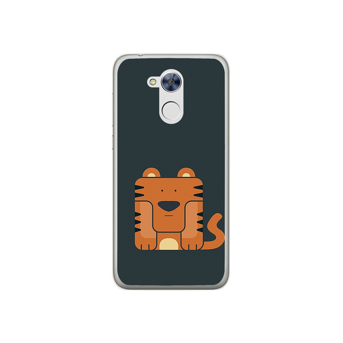 Funda Gel Tpu para Huawei Honor 6A Diseño Tigre Dibujos
