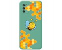 Funda Silicona Líquida Verde para Samsung Galaxy A03s diseño Abeja Dibujos