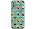 Funda Silicona Líquida Verde para Samsung Galaxy A03s diseño Catrina Dibujos