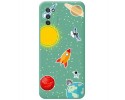 Funda Silicona Líquida Verde para Samsung Galaxy A03s diseño Espacio Dibujos
