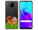 Funda Silicona Transparente para Blackview A80 / A80s diseño Tigre Dibujos