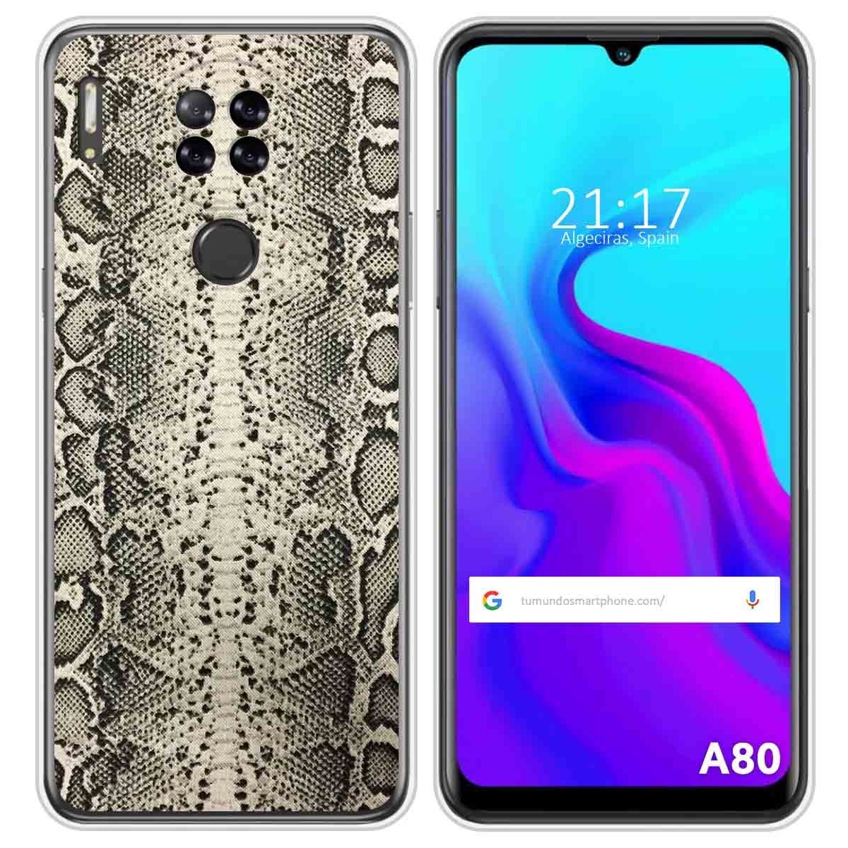 Funda Silicona para Blackview A80 / A80s diseño Animal 01 Dibujos