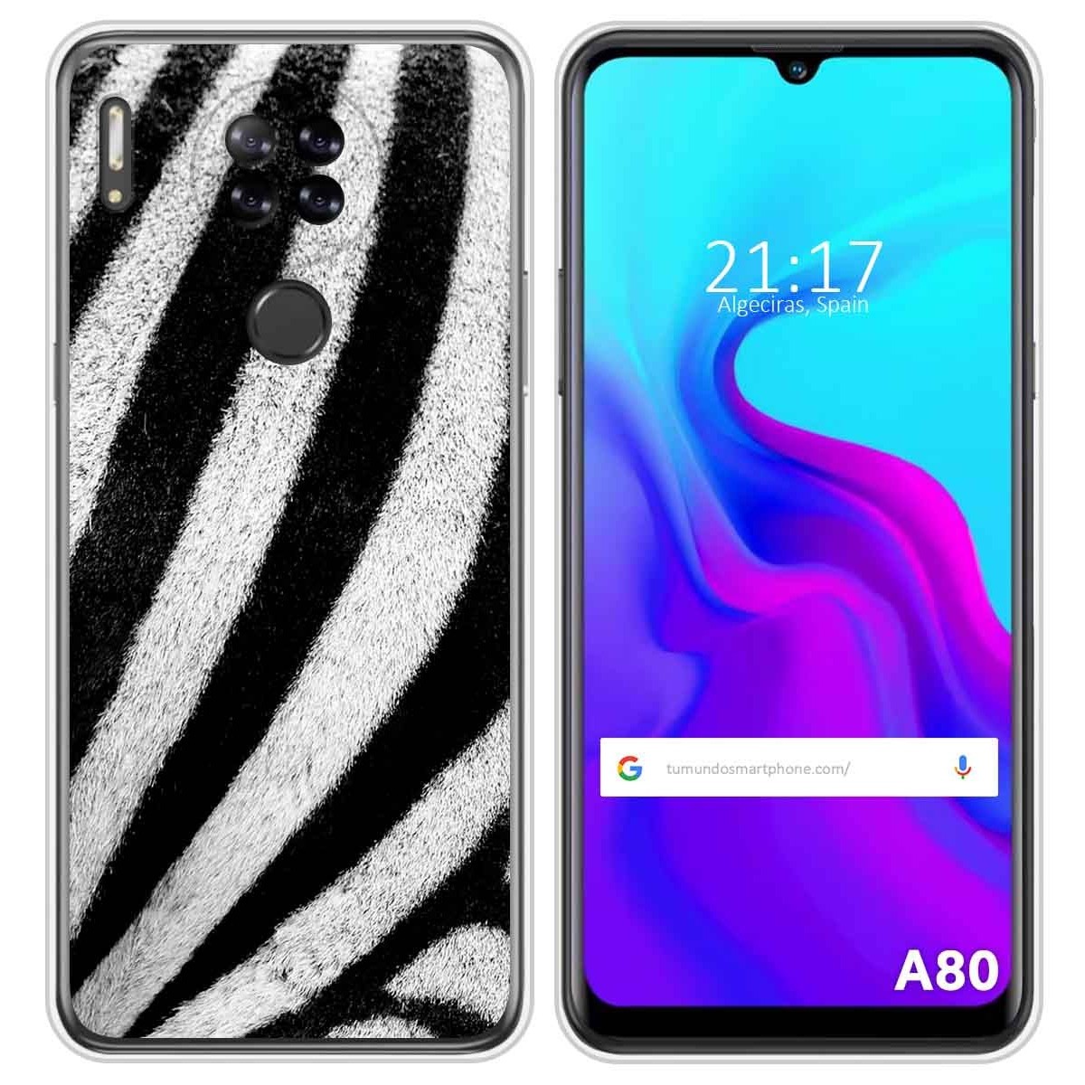 Funda Silicona para Blackview A80 / A80s diseño Animal 02 Dibujos