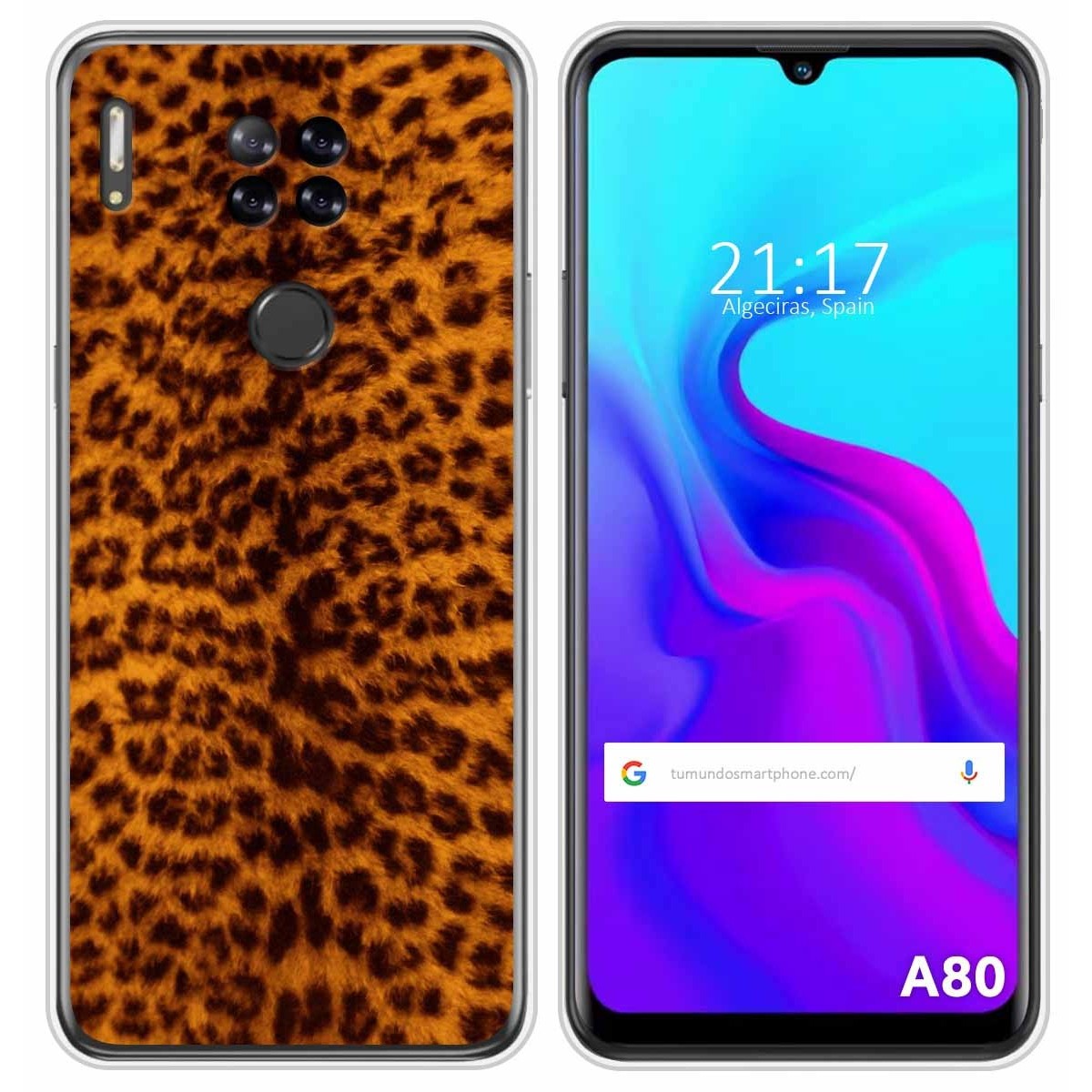 Funda Silicona para Blackview A80 / A80s diseño Animal 03 Dibujos