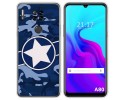 Funda Silicona para Blackview A80 / A80s diseño Camuflaje 03 Dibujos
