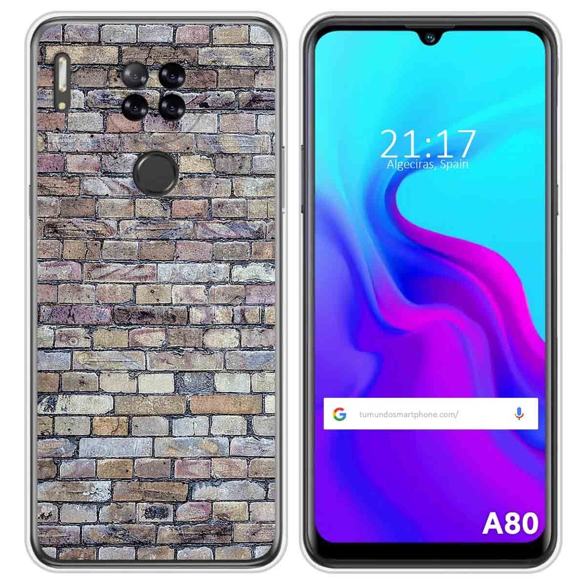 Funda Silicona para Blackview A80 / A80s diseño Ladrillo 02 Dibujos