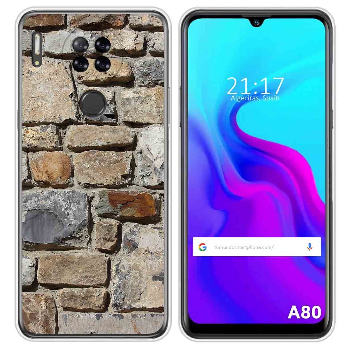 Funda Silicona para Blackview A80 / A80s diseño Ladrillo 03 Dibujos