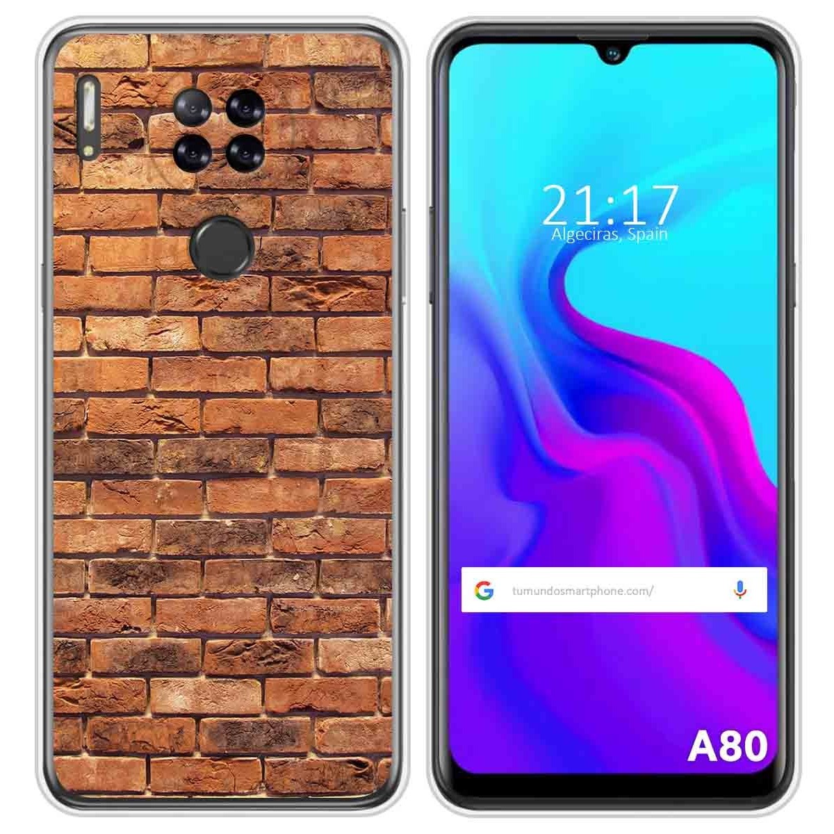 Funda Silicona para Blackview A80 / A80s diseño Ladrillo 04 Dibujos