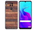 Funda Silicona para Blackview A80 / A80s diseño Madera 03 Dibujos