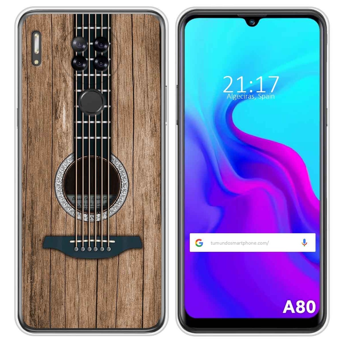 Funda Silicona para Blackview A80 / A80s diseño Madera 11 Dibujos