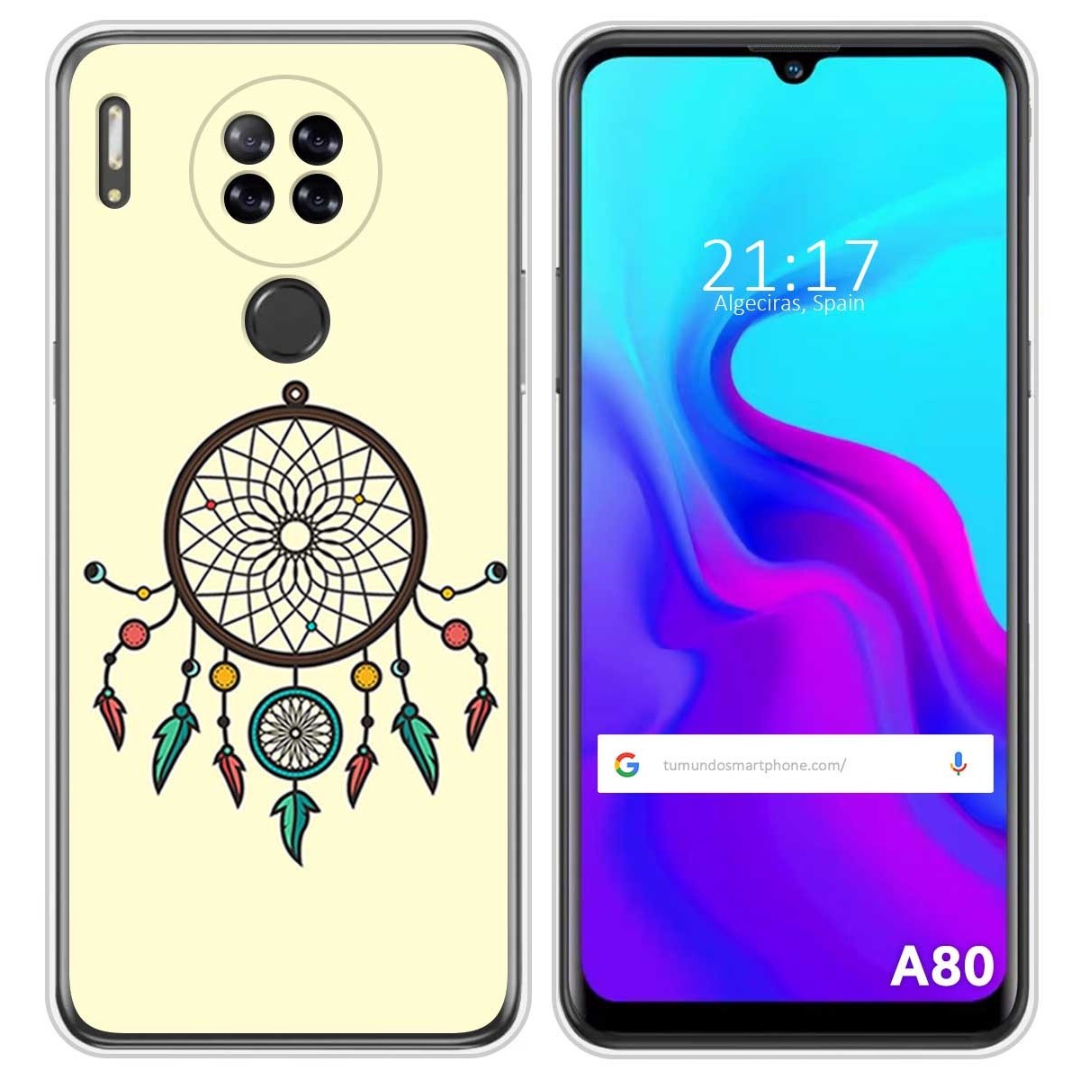 Funda Silicona para Blackview A80 / A80s diseño Atrapasueños Dibujos