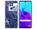 Funda Silicona para Blackview A80 / A80s diseño Circuito Dibujos