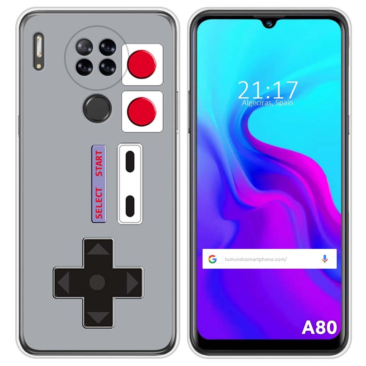 Funda Silicona para Blackview A80 / A80s diseño Consola Dibujos