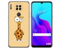Funda Silicona para Blackview A80 / A80s diseño Jirafa Dibujos