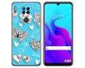 Funda Silicona para Blackview A80 / A80s diseño Mariposas Dibujos