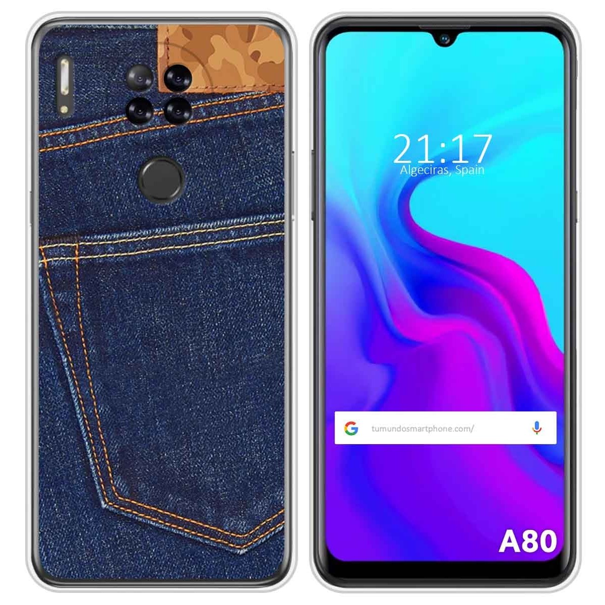 Funda Silicona para Blackview A80 / A80s diseño Vaquero Dibujos