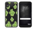 Funda Silicona Transparente para CAT S52 diseño Cactus Dibujos