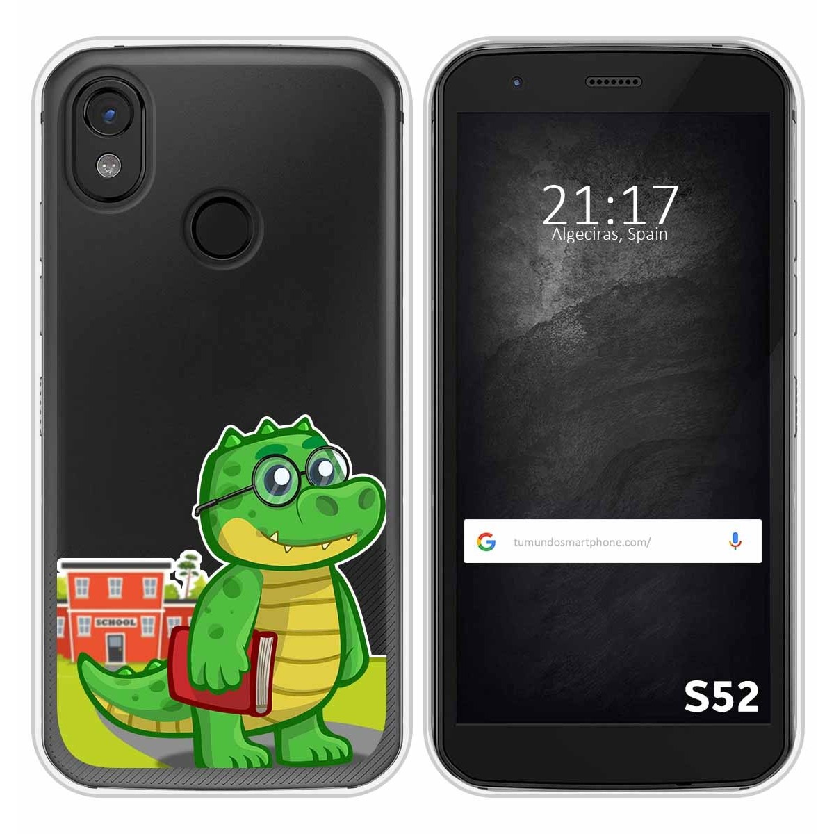 Funda Silicona Transparente para CAT S52 diseño Coco Dibujos