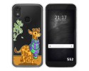 Funda Silicona Transparente para CAT S52 diseño Jirafa Dibujos
