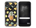 Funda Silicona Transparente para CAT S52 diseño Piña Dibujos