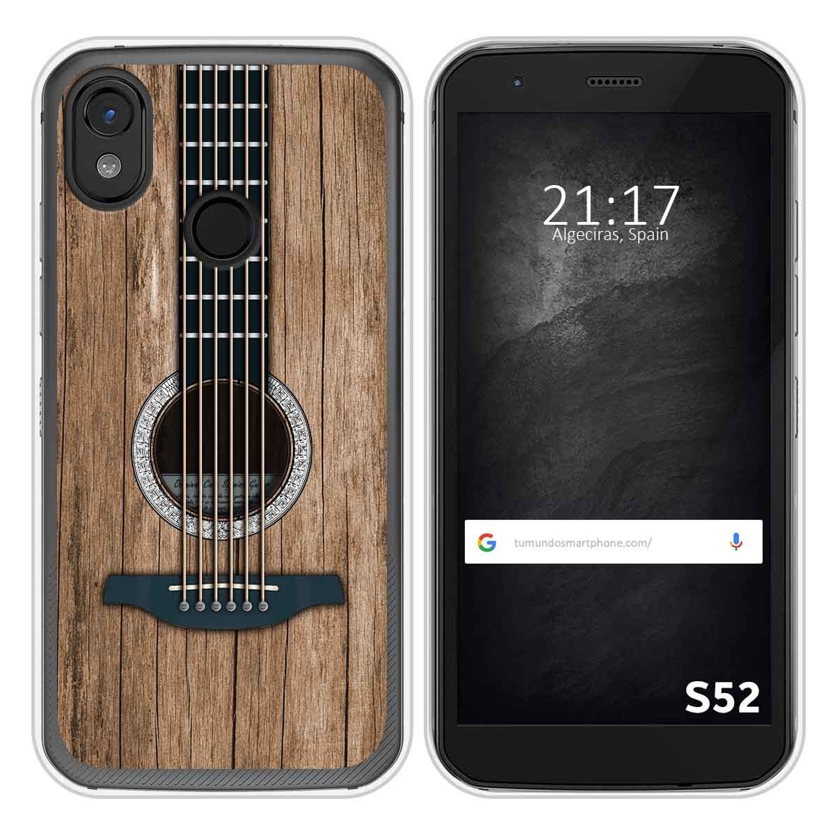Funda Silicona para CAT S52 diseño Madera 11 Dibujos