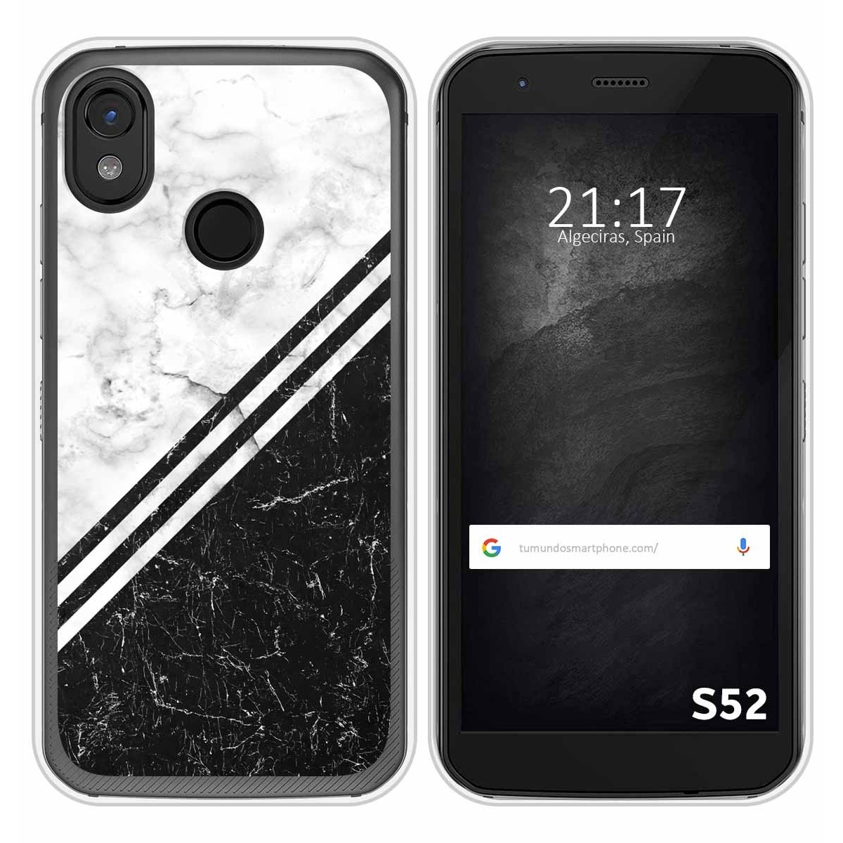 Funda Silicona para CAT S52 diseño Mármol 01 Dibujos