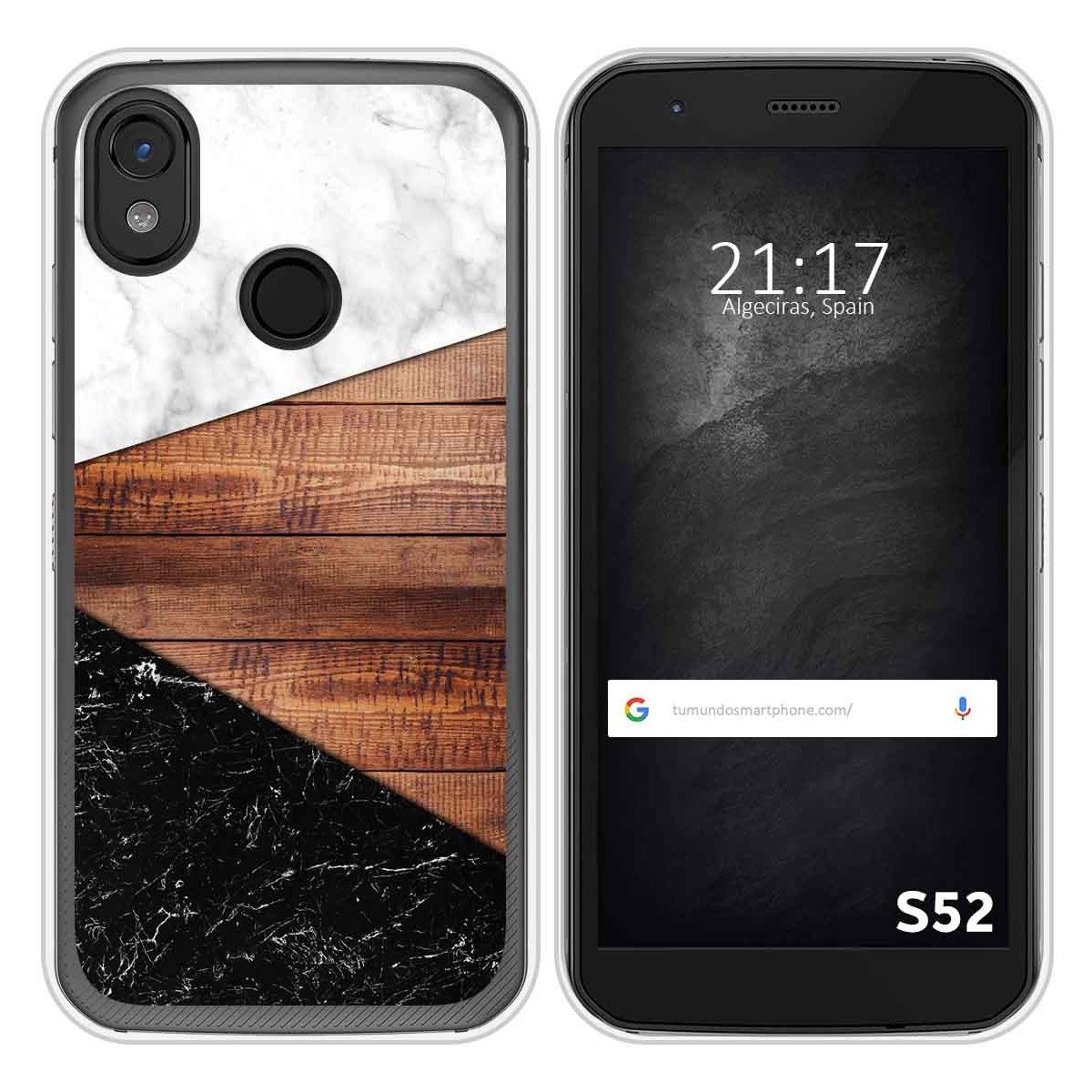 Funda Silicona para CAT S52 diseño Mármol 11 Dibujos