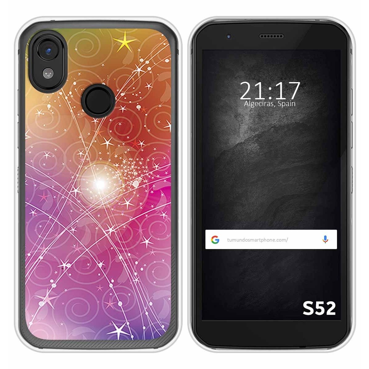 Funda Silicona para CAT S52 diseño Abstracto Dibujos