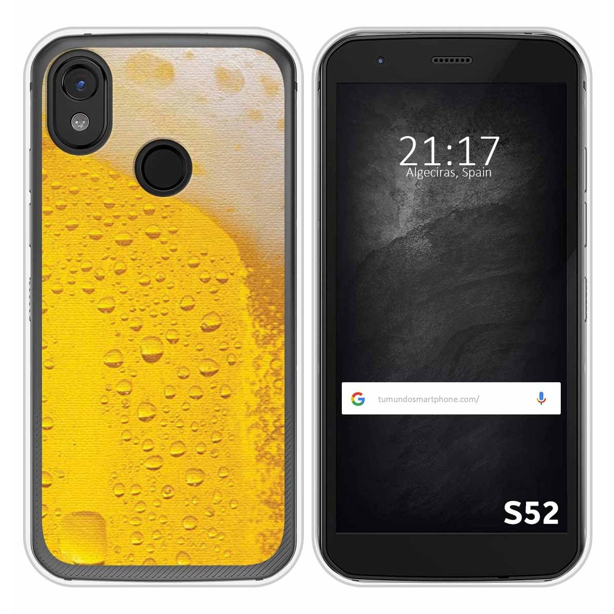 Funda Silicona para CAT S52 diseño Cerveza Dibujos