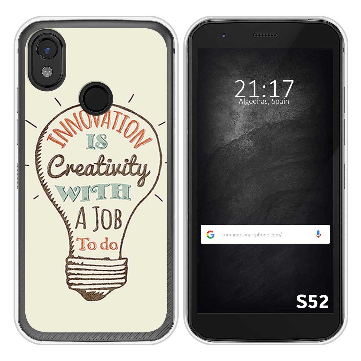 Funda Silicona para CAT S52 diseño Creativity Dibujos