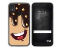 Funda Silicona para CAT S52 diseño Helado Chocolate Dibujos