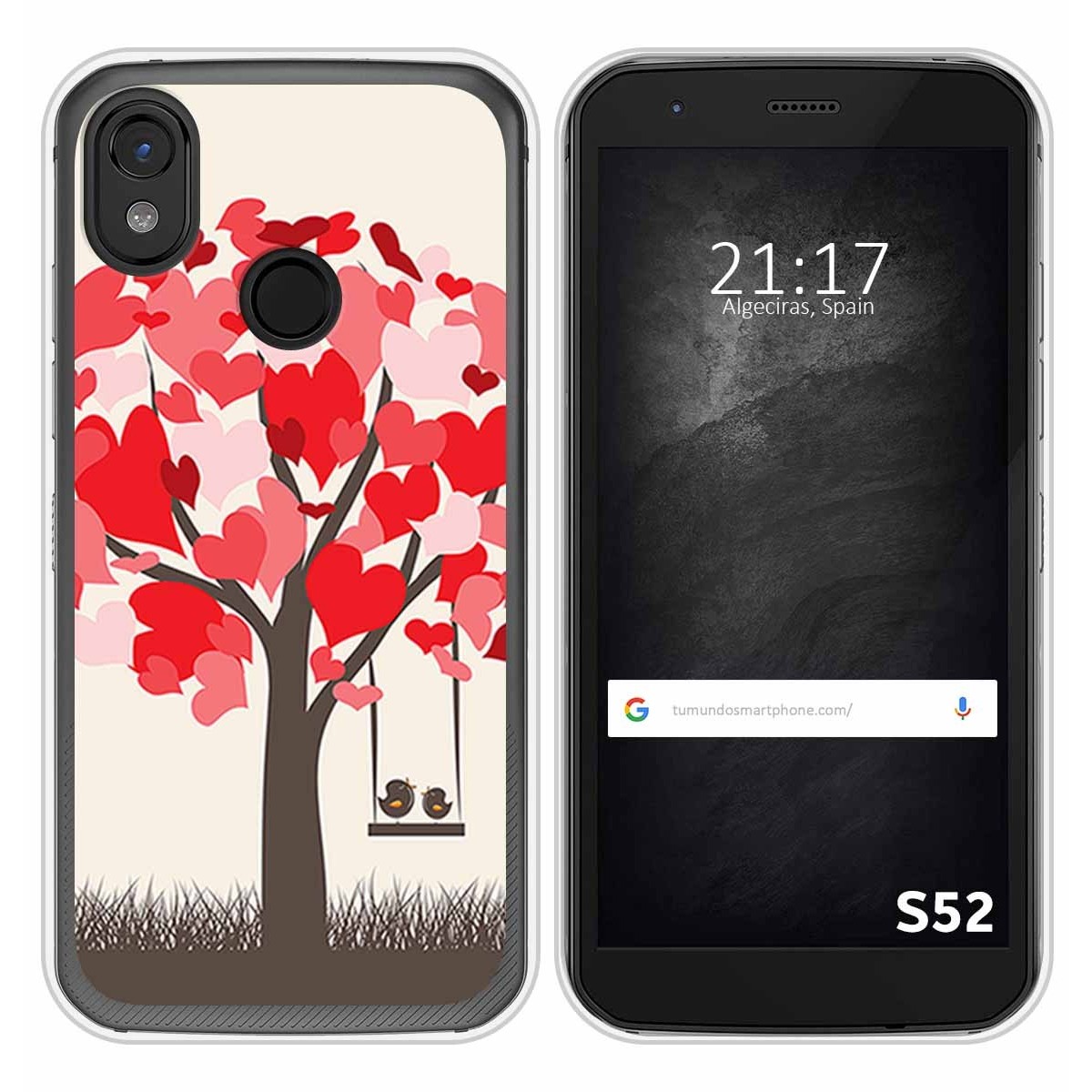 Funda Silicona para CAT S52 diseño Pajaritos Dibujos