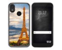 Funda Silicona para CAT S52 diseño Paris Dibujos