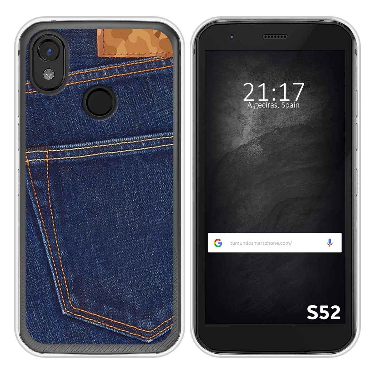 Funda Silicona para CAT S52 diseño Vaquero Dibujos