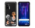 Funda Silicona Transparente para Doogee S97 Pro diseño Avestruz Dibujos