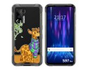 Funda Silicona Transparente para Doogee S97 Pro diseño Jirafa Dibujos