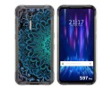 Funda Silicona Transparente para Doogee S97 Pro diseño Mandala Dibujos