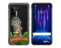 Funda Silicona Transparente para Doogee S97 Pro diseño Mono Dibujos