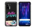 Funda Silicona Transparente para Doogee S97 Pro diseño Summer Dibujos