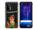 Funda Silicona Transparente para Doogee S97 Pro diseño Suricata Dibujos